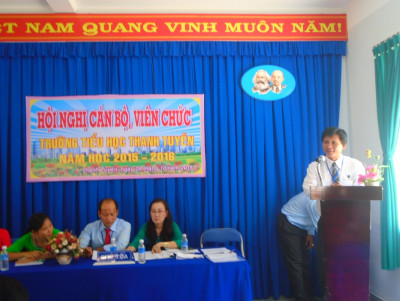 Hội nghị cán bộ, viên chức năm học 2015-2016 của trường TH Thanh Tuyền